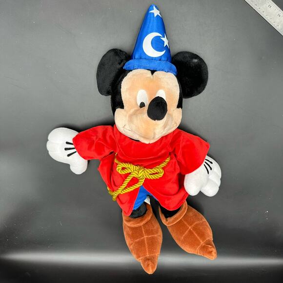 Walt Disney World Sorcerer Mickey Mouse Plush - No flaws - 20" - Picture 4 of 6